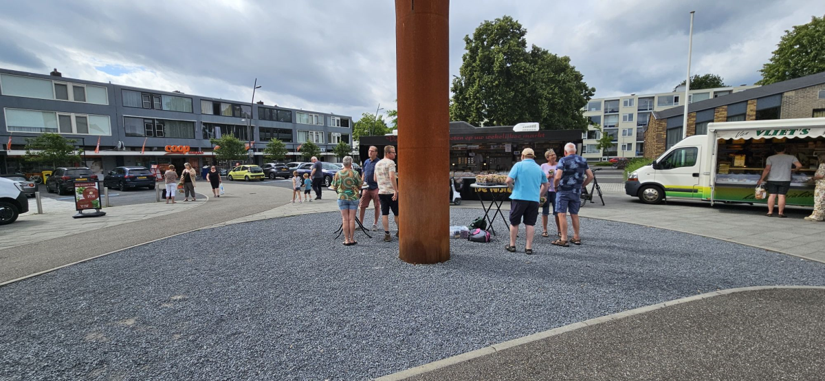 Open kerk op straat